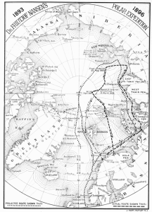 Fram Arctic Expedition Map