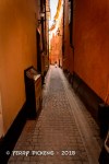 Gamla Stan, a typical street scene of the Old Town