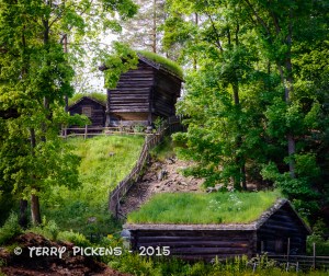 Norsk Folkemuseum - Farm on a hill