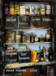 Norsk Folkemuseum paint shop shelf