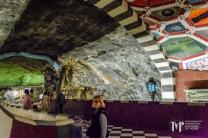 Kungstradgarden Station walkway