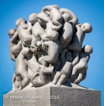 Vigeland sculpture depicting babies in a pile