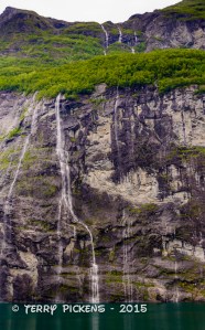 Geiranger Fjord waterfall