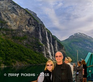 Geiranger Fjord waterfall