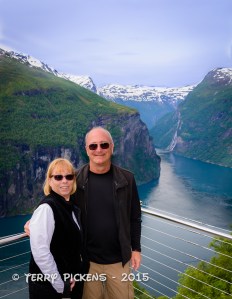 Looking back to Seven Sisters Waterfalls from Ornevegen