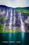 Geiranger Fjord Seven Sisters Waterfall