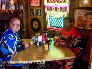 BAD LT (Tom) and I at Peggy Sue's Dinner