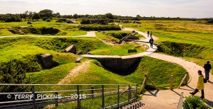 Pointe Du Hoc - bombed out bluff