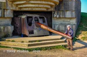 Longes Sur Mer German Battery gun