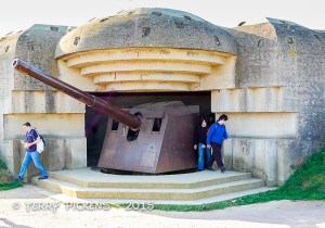Longes Sur Mer German Battery gun
