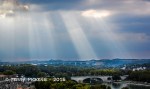 Sunrays over Avignon