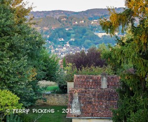 View from our B&B window into Sarlat