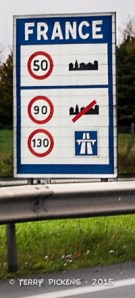 France Speed Sign