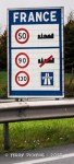 France Speed Sign