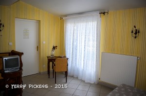 Living area of our room