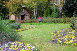 The gardens of the Canada Pavilion