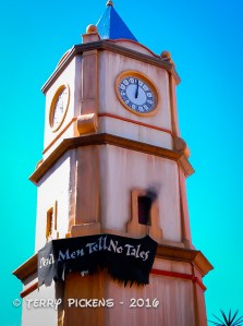 Pirates of the Caribbean clock tower