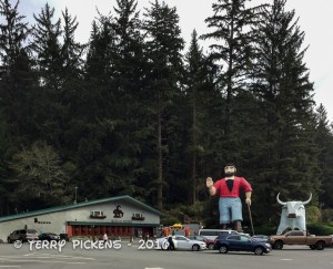 Paul Bunyan and Babe the blue ox